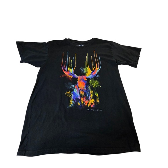 The Duck Company Graphic Tee Glenwood Springs Colorado‎ Moose Drip Mens XLARGE - Picture 1 of 5